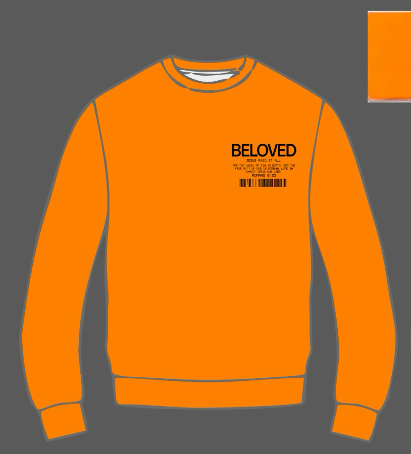 Beloved Paid Sweatshirt Orange